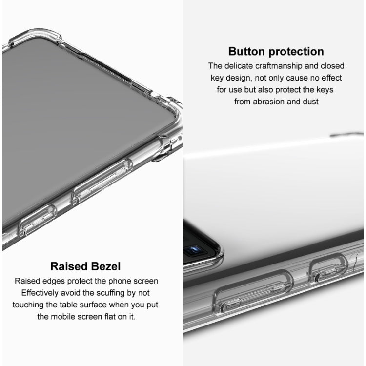 For Xiaomi Redmi K50 Ultra / 12T imak All-inclusive Shockproof Airbag TPU Phone Case (Transparent Black) - Xiaomi Cases by imak | Online Shopping UK | buy2fix