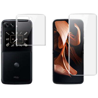 1 Sets imak Curved Full Screen Hydrogel Film (Outer Screen + Inner Screen) For Motorola Moto Razr 2022 - Motorola Tempered Glass by imak | Online Shopping UK | buy2fix