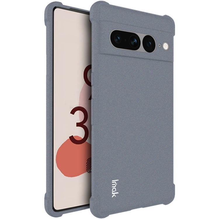 For Google Pixel 7 5G imak All-inclusive Shockproof Airbag TPU Case(Matte Grey) - Google Cases by imak | Online Shopping UK | buy2fix