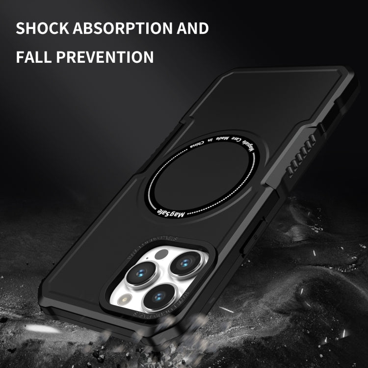 For iPhone 13 Pro Max MagSafe Shockproof Armor Phone Case(Black) - iPhone 13 Pro Max Cases by buy2fix | Online Shopping UK | buy2fix