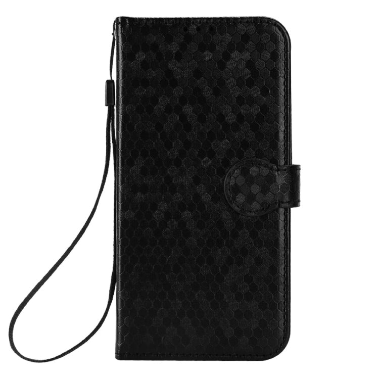 For Ulefone Power Armor 14 / Armor 14 Pro Honeycomb Dot Texture Leather Phone Case(Black) - Ulefone Cases by buy2fix | Online Shopping UK | buy2fix