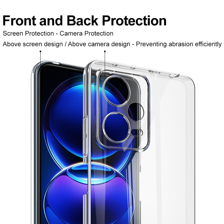 For Xiaomi Redmi Note 12 Pro+ 5G India imak Wing II Pro Series Wear-resisting Crystal Phone Protective Case(Transparent) - Xiaomi Cases by imak | Online Shopping UK | buy2fix