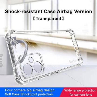 For Xiaomi Redmi Note 12 China imak Shockproof Airbag TPU Phone Case(Transparent) - Xiaomi Cases by imak | Online Shopping UK | buy2fix