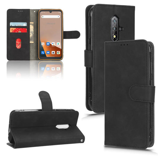 For Blackview BV5200 Skin Feel Magnetic Flip Leather Phone Case(Black) - More Brand by buy2fix | Online Shopping UK | buy2fix
