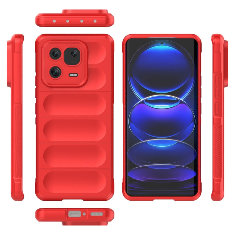 For Xiaomi 13 Pro 5G Magic Shield TPU + Flannel Phone Case(Purple) - 13 Pro Cases by buy2fix | Online Shopping UK | buy2fix