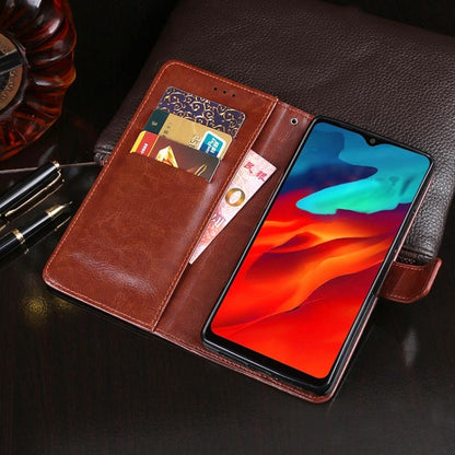 For Blackview A80 Pro idewei Crazy Horse Texture Horizontal Flip Leather Case with Holder & Card Slots & Wallet(Black) - More Brand by idewei | Online Shopping UK | buy2fix