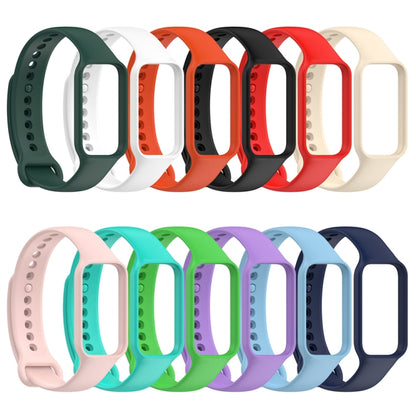 For Redmi Band 2 Solid Color Silicone Integrated Watch Band(Midnight Blue) - Watch Bands by buy2fix | Online Shopping UK | buy2fix