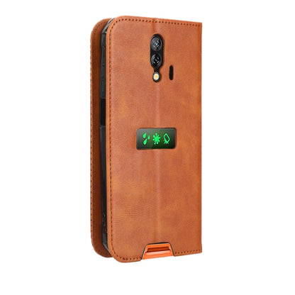 For Blackview BV7200 Magnetic Buckle Retro Texture Leather Phone Case(Brown) - More Brand by buy2fix | Online Shopping UK | buy2fix