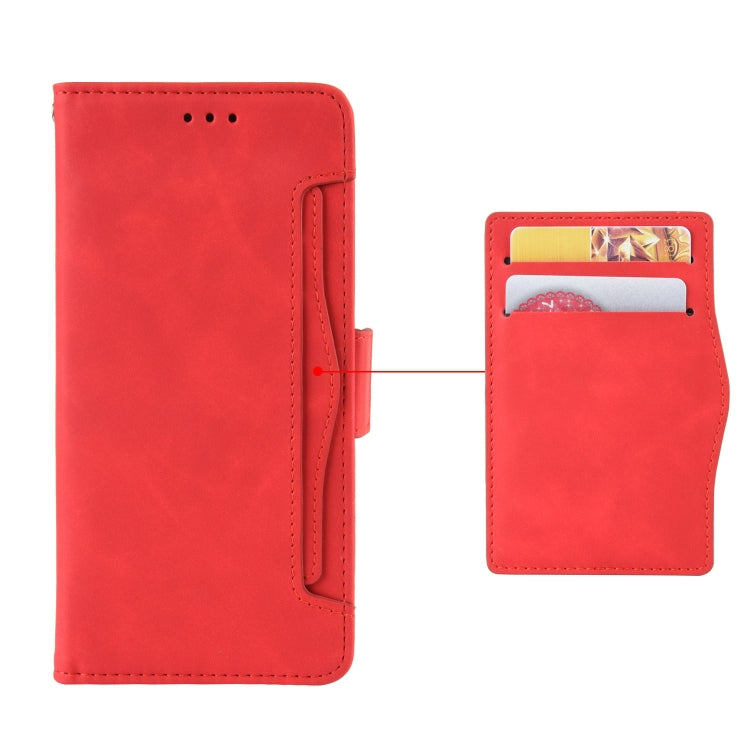 For Ulefone Note 14 Skin Feel Calf Texture Card Slots Leather Phone Case(Red) - Ulefone Cases by buy2fix | Online Shopping UK | buy2fix