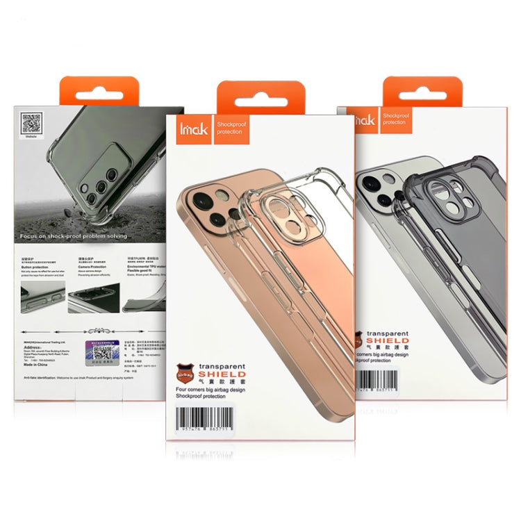 For Motorola Moto G53 5G imak Shockproof Airbag TPU Phone Case(Transparent) - Motorola Cases by imak | Online Shopping UK | buy2fix