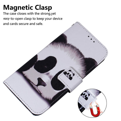 For OnePlus 11 Coloured Drawing Flip Leather Phone Case(Panda) - OnePlus Cases by buy2fix | Online Shopping UK | buy2fix