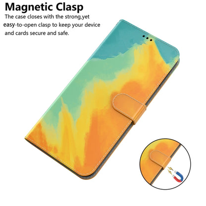 For OnePlus 11 Watercolor Pattern Flip Leather Phone Case(Autumn Leaf) - OnePlus Cases by buy2fix | Online Shopping UK | buy2fix