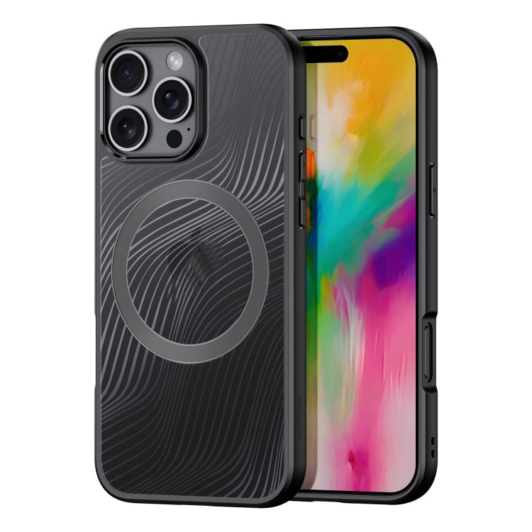 For iPhone 16 Pro DUX DUCIS Aimo Mag Series TPU + PC MagSafe Frosted Feel Phone Case(Black) - iPhone 16 Pro Cases by DUX DUCIS | Online Shopping UK | buy2fix