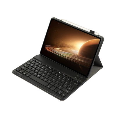 For OPPO Pad 2 11.61 inch 2023 OP13 Lambskin Texture Ultra-thin Detachable Bluetooth Keyboard Leather Case(Black) - Others Keyboard by buy2fix | Online Shopping UK | buy2fix