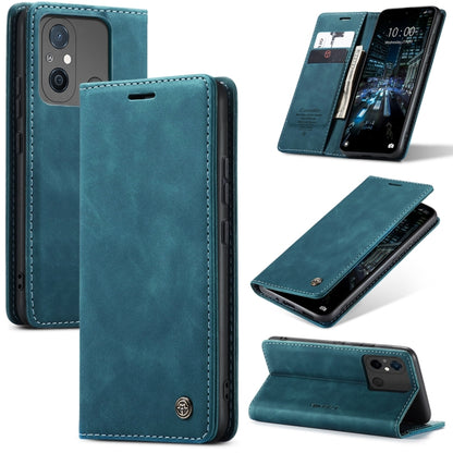 For Xiaomi Redmi 11A / 12C CaseMe 013 Multifunctional Horizontal Flip Leather Phone Case(Blue) - Xiaomi Cases by CaseMe | Online Shopping UK | buy2fix