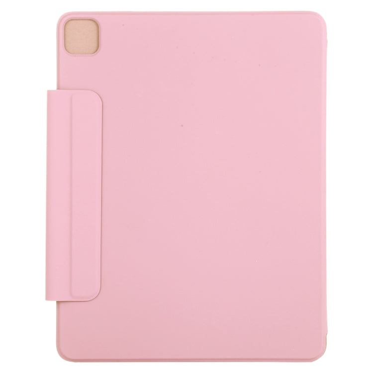 For iPad Air 13 2024 / Pro 12.9 2020 Active Buckle Magnetic PU Leather Tablet Case With Holder & Sleep / Wake-up Function(Rose Gold) - iPad Pro 12.9 (2020) Cases by buy2fix | Online Shopping UK | buy2fix