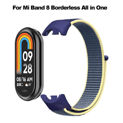 For Xiaomi Mi Band 8 Loop Nylon Watch Band(Cape Cod Blue) - Watch Bands by buy2fix | Online Shopping UK | buy2fix