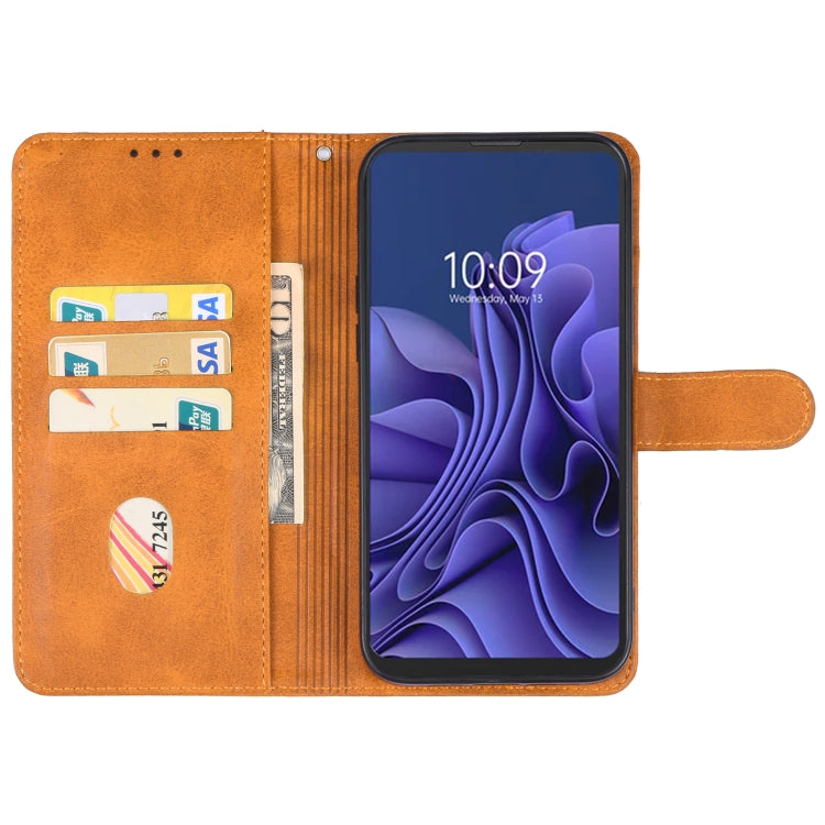 For Blackview BV5300 Leather Phone Case(Brown) - More Brand by buy2fix | Online Shopping UK | buy2fix