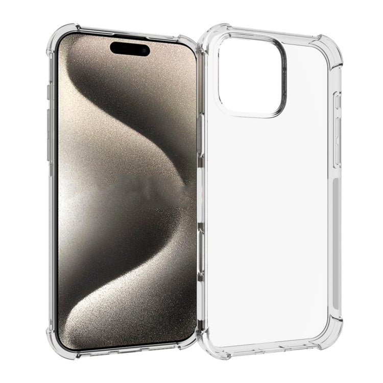 For iPhone 16 Pro Max Shockproof Non-slip Thickening TPU Phone Case(Transparent) - iPhone 16 Pro Max Cases by buy2fix | Online Shopping UK | buy2fix