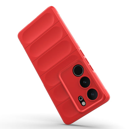 For vivo S17 Pro Magic Shield TPU + Flannel Phone Case(Red) - vivo Cases by buy2fix | Online Shopping UK | buy2fix