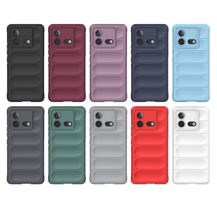 For vivo iQOO Neo8 Magic Shield TPU + Flannel Phone Case(Red) - vivo Cases by buy2fix | Online Shopping UK | buy2fix