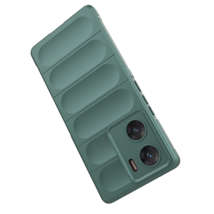 For vivo V29e 4G Global Magic Shield TPU + Flannel Phone Case(Wine Red) - vivo Cases by buy2fix | Online Shopping UK | buy2fix