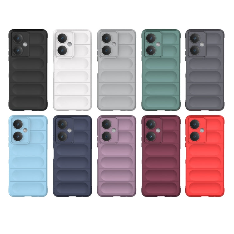For vivo Y27 4G Global Magic Shield TPU + Flannel Phone Case(Grey) - vivo Cases by buy2fix | Online Shopping UK | buy2fix