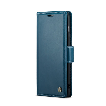 For Samsung Galaxy S10+ CaseMe 023 Butterfly Buckle Litchi Texture RFID Anti-theft Leather Phone Case(Blue) - Galaxy Phone Cases by CaseMe | Online Shopping UK | buy2fix