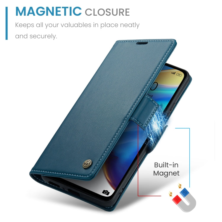 For Xiaomi Mi 10T 5G／10T Pro 5G CaseMe 023 Butterfly Buckle Litchi Texture RFID Anti-theft Leather Phone Case(Blue) - Xiaomi Cases by CaseMe | Online Shopping UK | buy2fix