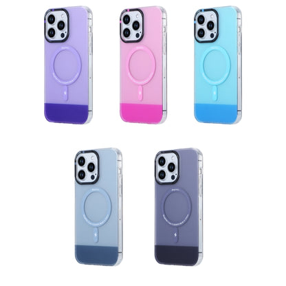 For iPhone 15 PC + TPU IMD MagSafe Magnetic Phone Case(Pink) - iPhone 15 Cases by buy2fix | Online Shopping UK | buy2fix