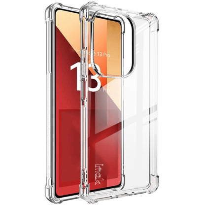For Xiaomi Redmi Note 13 Pro 4G Global imak Shockproof Airbag TPU Phone Case(Transparent) - Note 13 Pro Cases by imak | Online Shopping UK | buy2fix