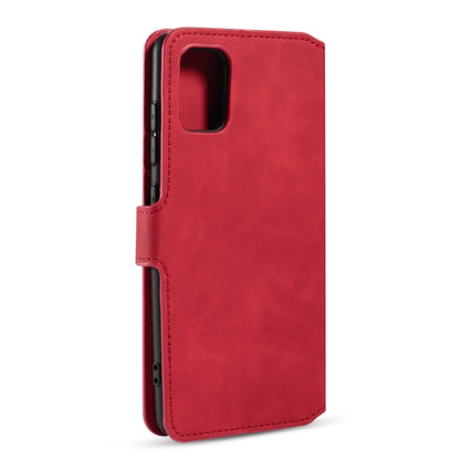 For Samsung Galaxy A41 (EU Version) DG.MING Retro Oil Side Horizontal Flip Case with Holder & Card Slots & Wallet(Red) - Galaxy Phone Cases by DG.MING | Online Shopping UK | buy2fix