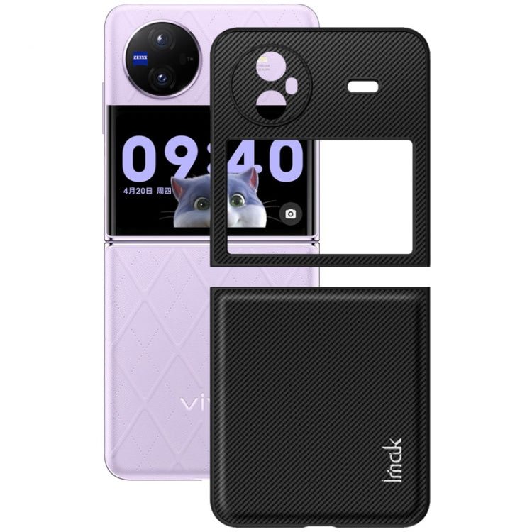 For vivo X Flip imak Ruiyi Series Carbon Fiber PU + PC Phone Case - vivo Cases by imak | Online Shopping UK | buy2fix