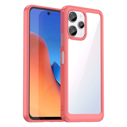 For Xiaomi Poco M6 Pro 5G Colorful Series Acrylic Hybrid TPU Phone Case(Red) - Xiaomi Cases by buy2fix | Online Shopping UK | buy2fix