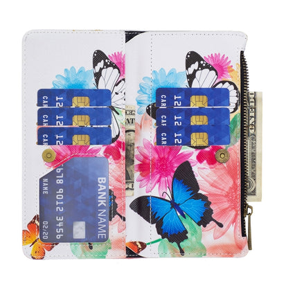For Xiaomi Civi 3 5G Colored Drawing Pattern Zipper Leather Phone Case(Two Butterflies) - Xiaomi Cases by buy2fix | Online Shopping UK | buy2fix