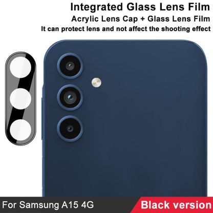 For Samsung Galaxy A15 4G imak High Definition Integrated Glass Lens Film Black Version - For Samsung by imak | Online Shopping UK | buy2fix
