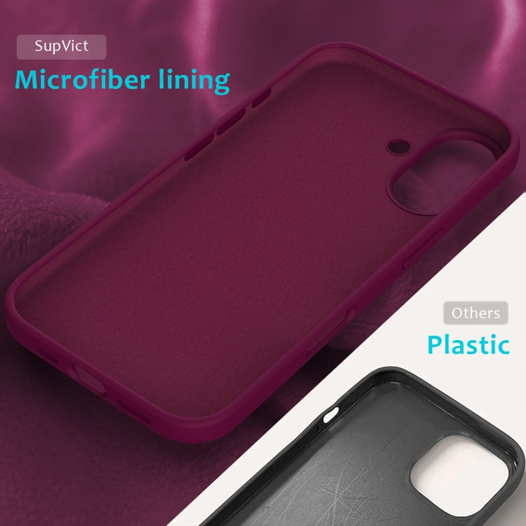 For iPhone 16 Plus Solid Color Silicone Phone Case(Violet) - More iPhone Cases by buy2fix | Online Shopping UK | buy2fix