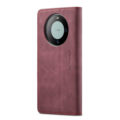 For Huawei Mate 60 Pro / 60 Pro+ CaseMe 013 Multifunctional Horizontal Flip Leather Phone Case(Wine Red) - Huawei Cases by CaseMe | Online Shopping UK | buy2fix