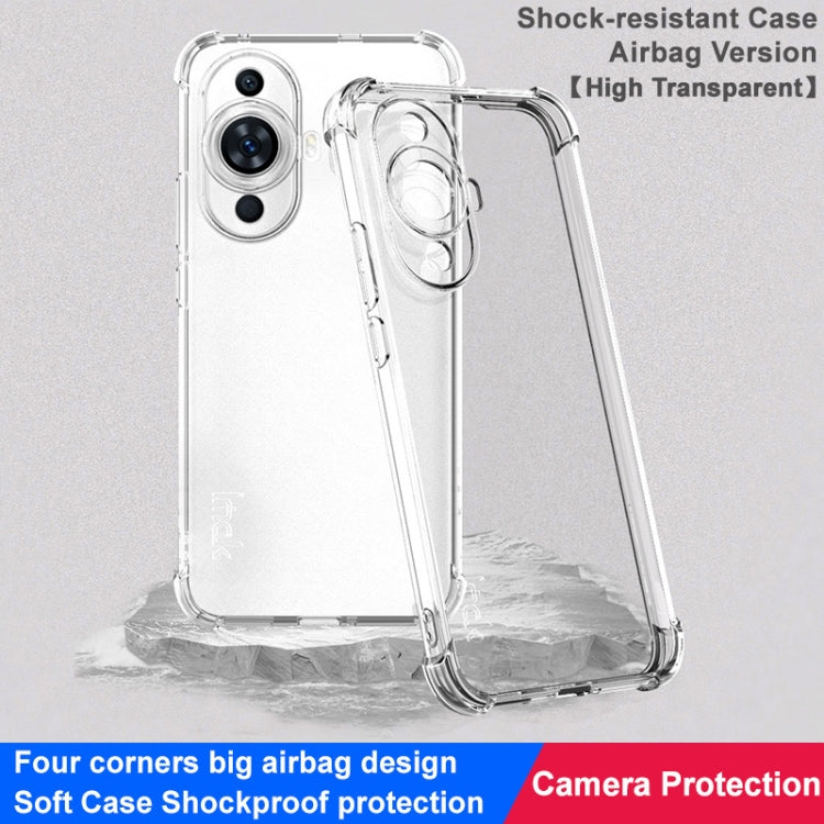 For Huawei nova 11 imak Shockproof Airbag TPU Phone Case(Transparent) - Huawei Cases by imak | Online Shopping UK | buy2fix