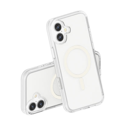 For iPhone 16 Terminator Style Transparent MagSafe Magnetic Phone Case(Transparent) - iPhone 16 Cases by buy2fix | Online Shopping UK | buy2fix