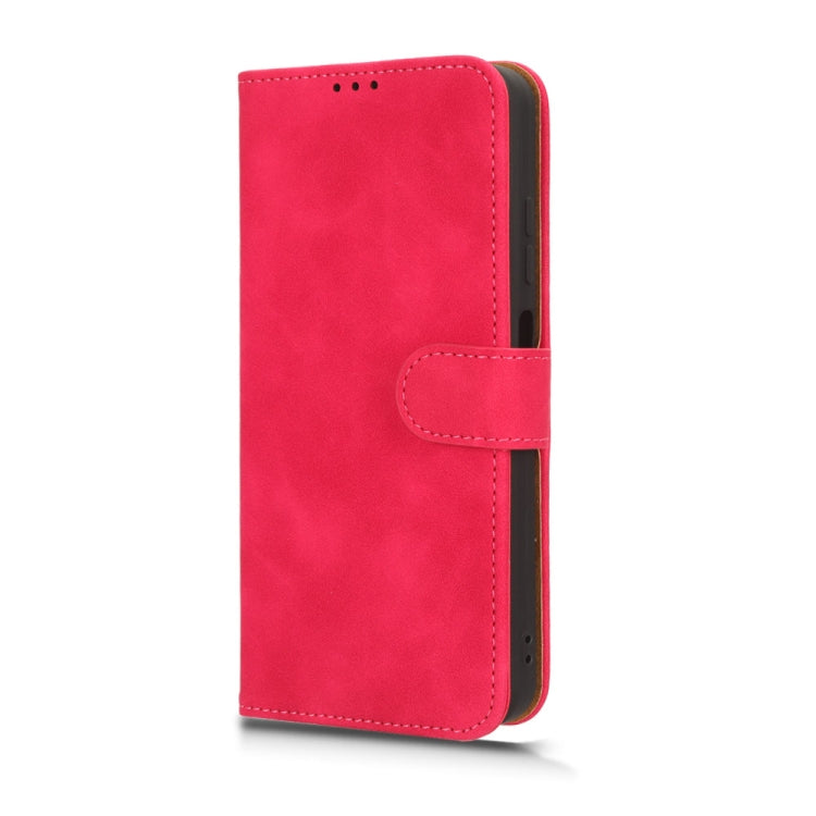 For Ulefone Note 16 Pro Skin Feel Magnetic Flip Leather Phone Case(Rose Red) - Ulefone Cases by buy2fix | Online Shopping UK | buy2fix