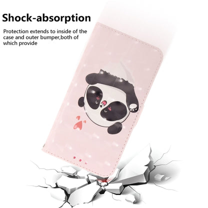 For Xiaomi Redmi Note 13 Pro 5G 3D Colored Horizontal Flip Leather Phone Case(Heart Panda) - Note 13 Pro Cases by buy2fix | Online Shopping UK | buy2fix