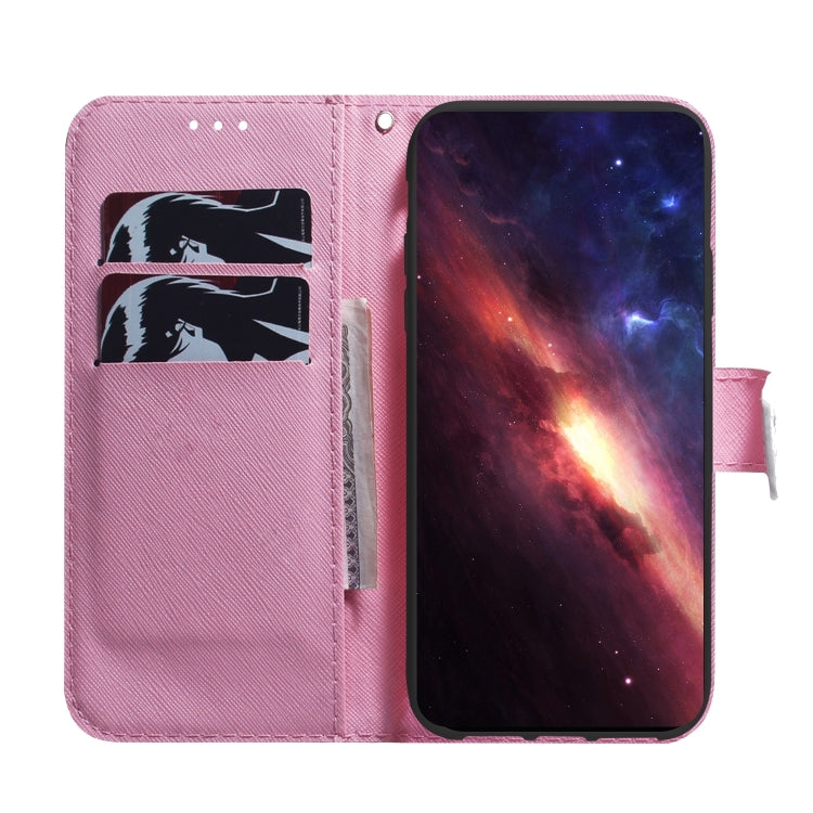 For iPhone 16 Pro Max Coloured Drawing Flip Leather Phone Case(Magnolia) - iPhone 16 Pro Max Cases by buy2fix | Online Shopping UK | buy2fix