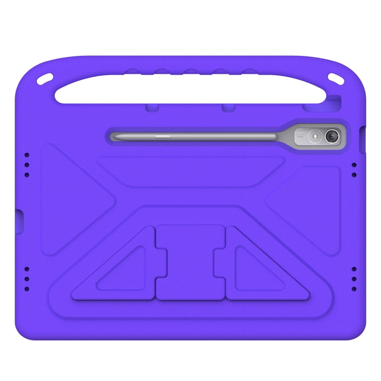 For Lenovo Tab P12 12.7 Handle Portable EVA Shockproof Tablet Case(Purple) - Lenovo by buy2fix | Online Shopping UK | buy2fix