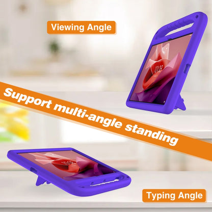 For Lenovo Tab P12 12.7 Handle Portable EVA Shockproof Tablet Case(Purple) - Lenovo by buy2fix | Online Shopping UK | buy2fix