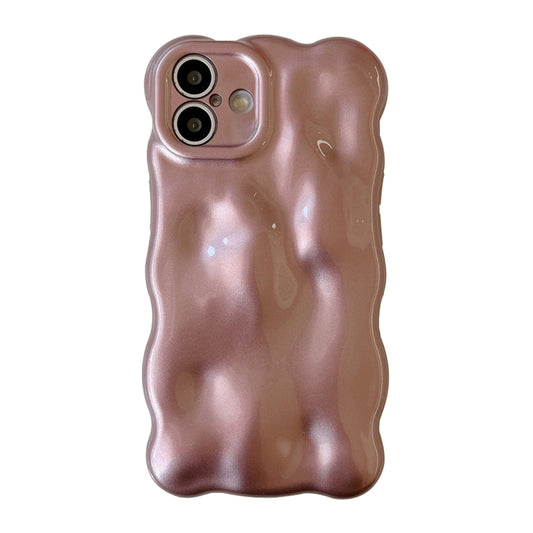 For iPhone 16 Plus Wave Bubbles TPU Phone Case(Pearlescent Brown) - iPhone 16 Plus Cases by buy2fix | Online Shopping UK | buy2fix