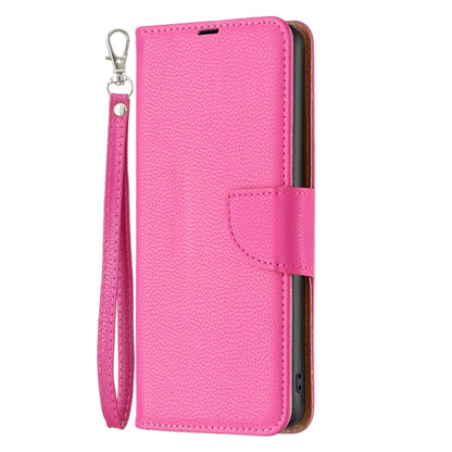 For Samsung Galaxy S24 5G Litchi Texture Pure Color Flip Leather Phone Case(Rose Red) - Galaxy S24 5G Cases by buy2fix | Online Shopping UK | buy2fix