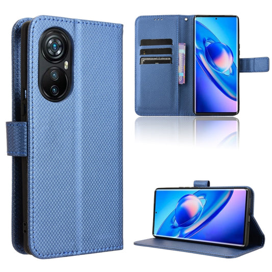 For Blackview A200 Pro Diamond Texture Leather Phone Case(Blue) - More Brand by buy2fix | Online Shopping UK | buy2fix