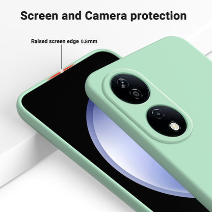 For Honor 90 Smart Pure Color Liquid Silicone Shockproof Phone Case(Green) - Honor Cases by buy2fix | Online Shopping UK | buy2fix