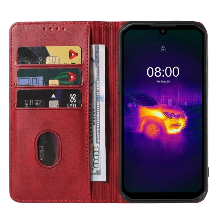 For Ulefone Armor 11T 5G / 11 5G Magnetic Closure Leather Phone Case(Red) - Ulefone Cases by buy2fix | Online Shopping UK | buy2fix